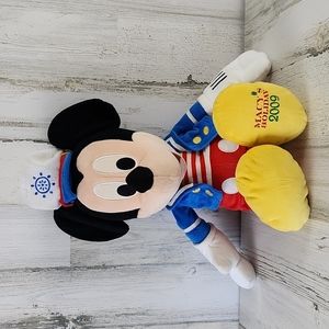 Large Sailor Mickey Mouse Macy's Holiday 2009 stuffed animal plush